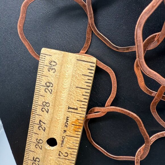 Premier Designs Copper Tone Circle Geometric Layered Statement Neckline - Picture 4 of 6